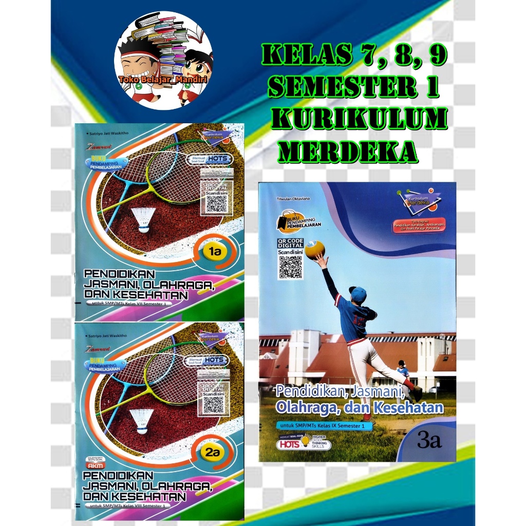 Jual LKS PJOK/Penjas/Penjasorkes SMP/MTS Kelas 7, 8, 9 Semester 1 ...