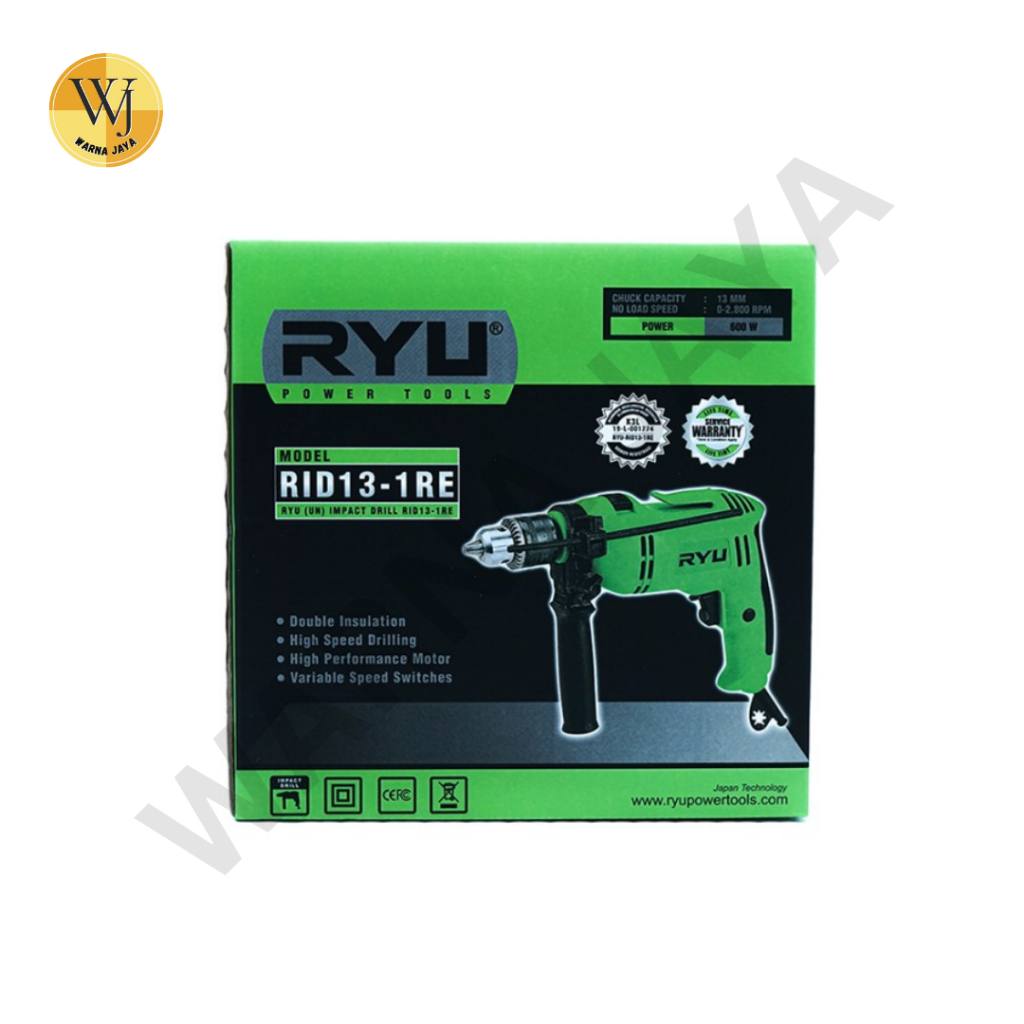 Jual RYU Impact Drill RID13-1RE / Mesin Bor Beton, Besi & Kayu | Shopee ...