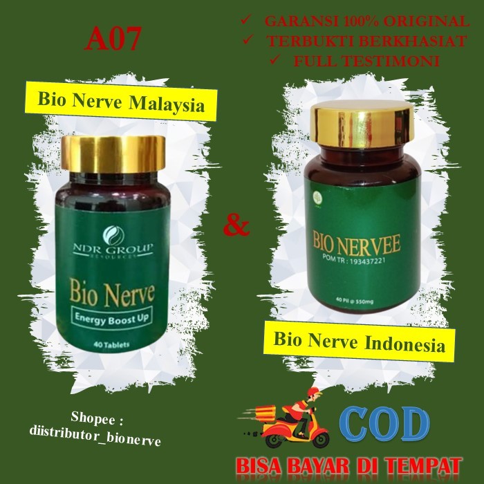 Jual Bio Herbal Nerve Nervee 100% Original Bpom Indonesia - Obat Sakit ...