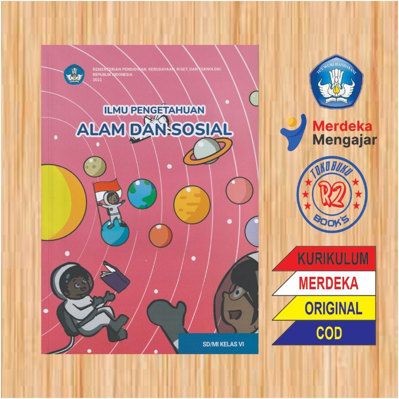 Jual Buku ilmu pengetahuan alam dan sosial kelas 6 SD kurikulum merdeka ...