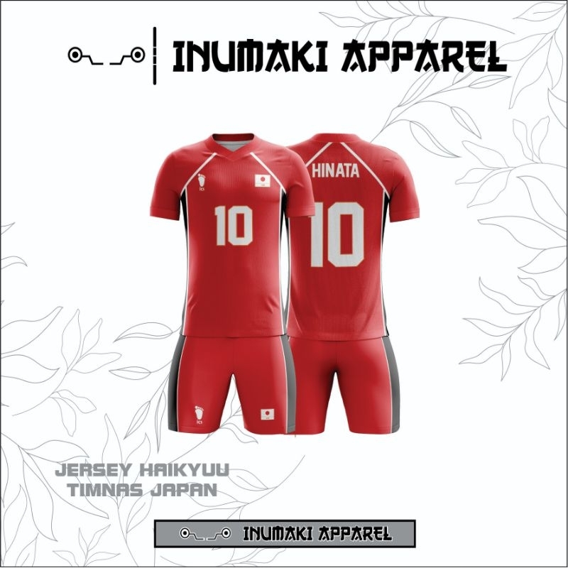 Jual Jersey Anime Haikyuu - Timnas Japan Free / Bisa Custom Nama Dan Nomor Punggung | Shopee 