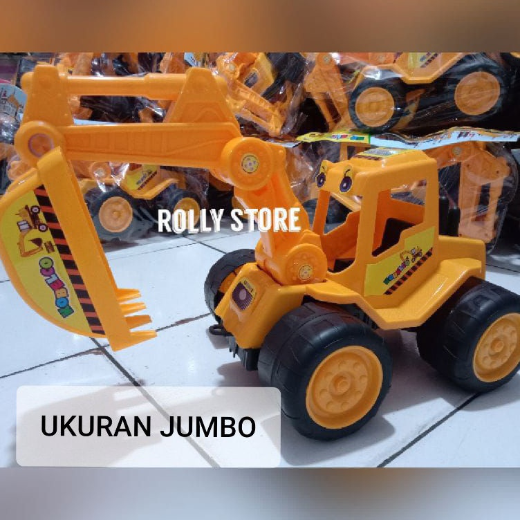 Jual Ready Obral Lebay Mainan Mobil Anak Laki Truck Double Konstruksi 