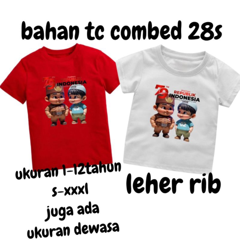 Jual Baju Kaos Agustusan 2024 Edisi Merah Putih Shopee Indonesia