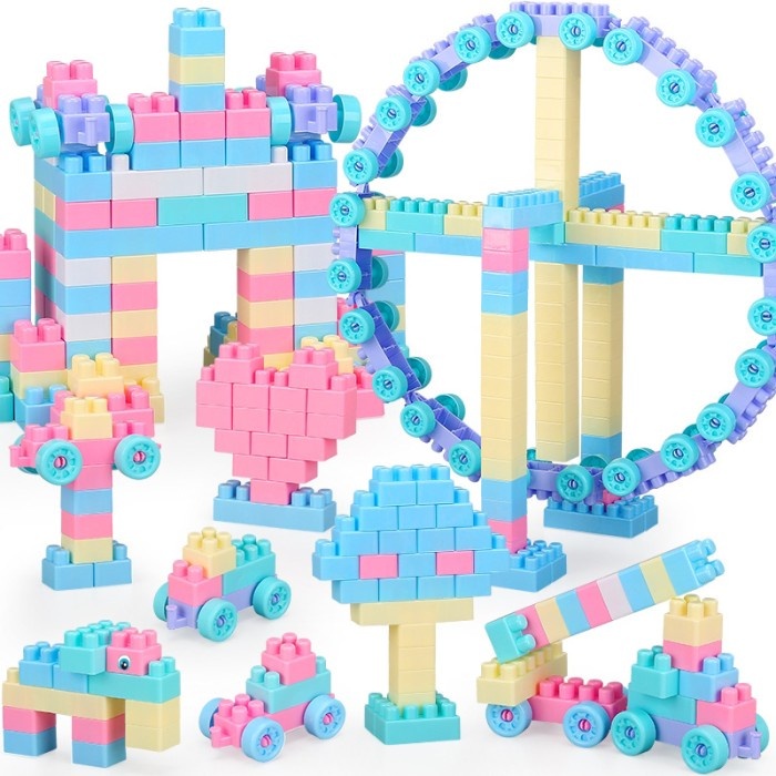 Jual Balok Susun 288PCS Mainan Anak BUILDING BLOCK Anak DIY Block DIY ...