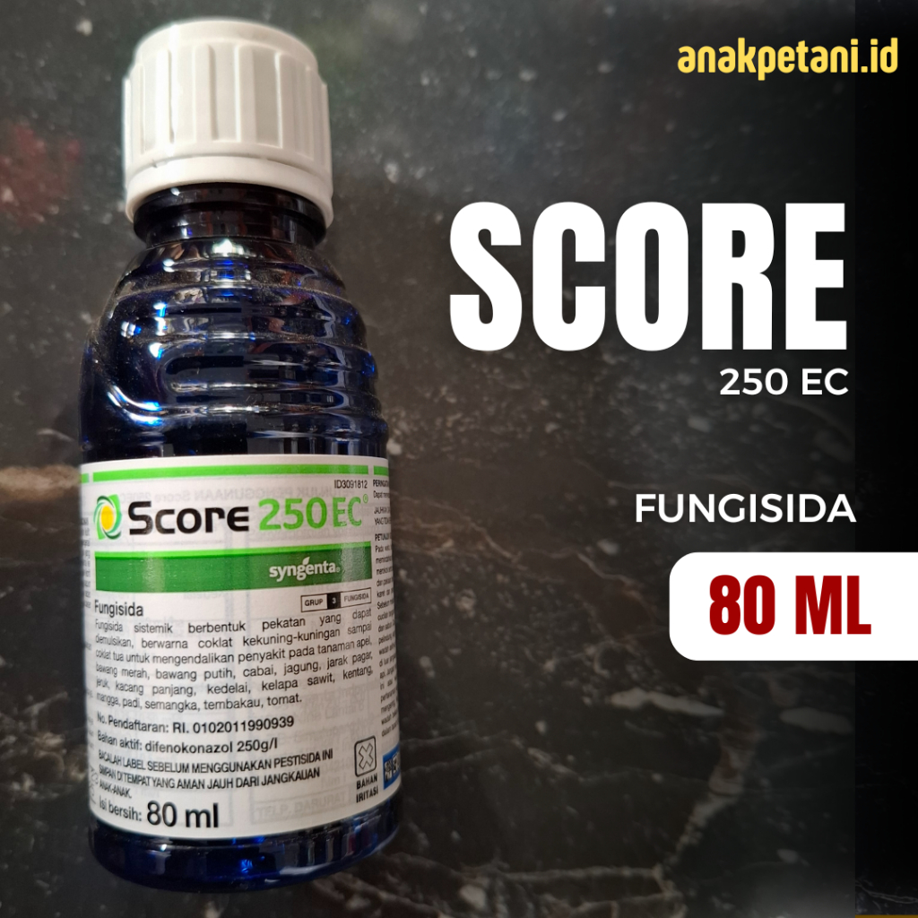 Jual SCORE 250EC KEMASAN ISI 80 ML | FUNGISIDA + ZPT SCORE PENGENDALI ...