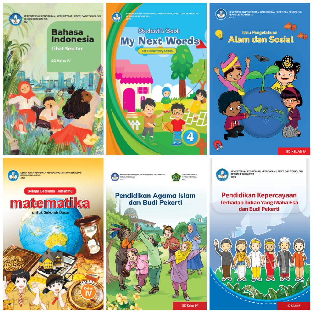 Jual Buku Paket Kelas 4 SD Kurikulum Merdeka | Shopee Indonesia