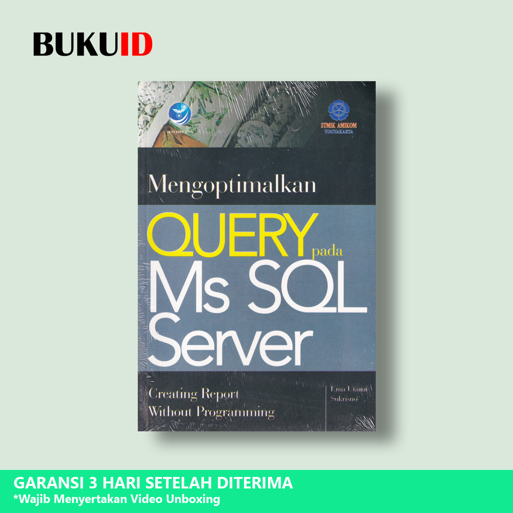 Jual Buku Mengoptimalkan Query Pada Ms SQL Server | Shopee Indonesia