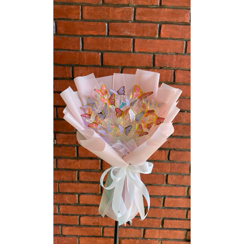 Jual Buket Kupu Kupu | Wisuda Ultah Graduation | Shopee Indonesia