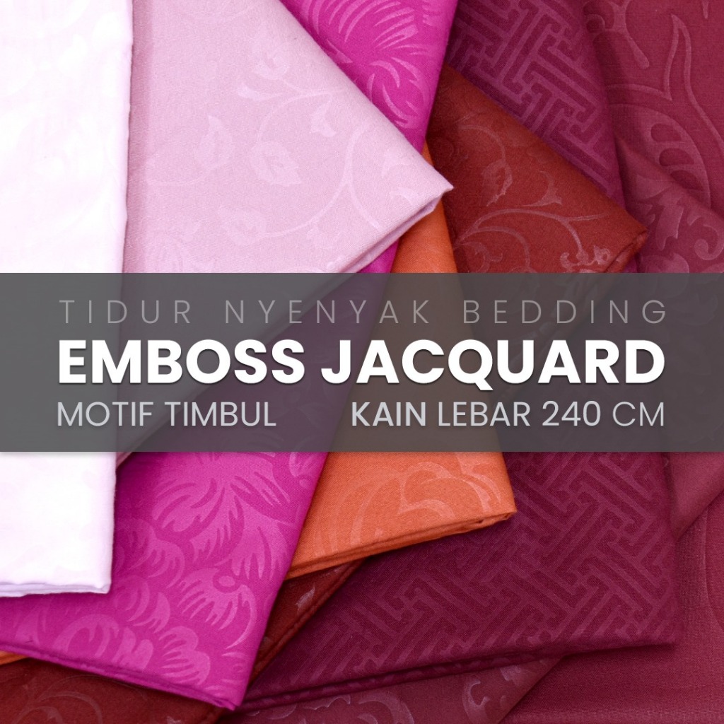 Jual KAIN METERAN EMBOSS 100 GSM TEBAL TIMBUL JACQUARD ARMY BROWN ABU ...