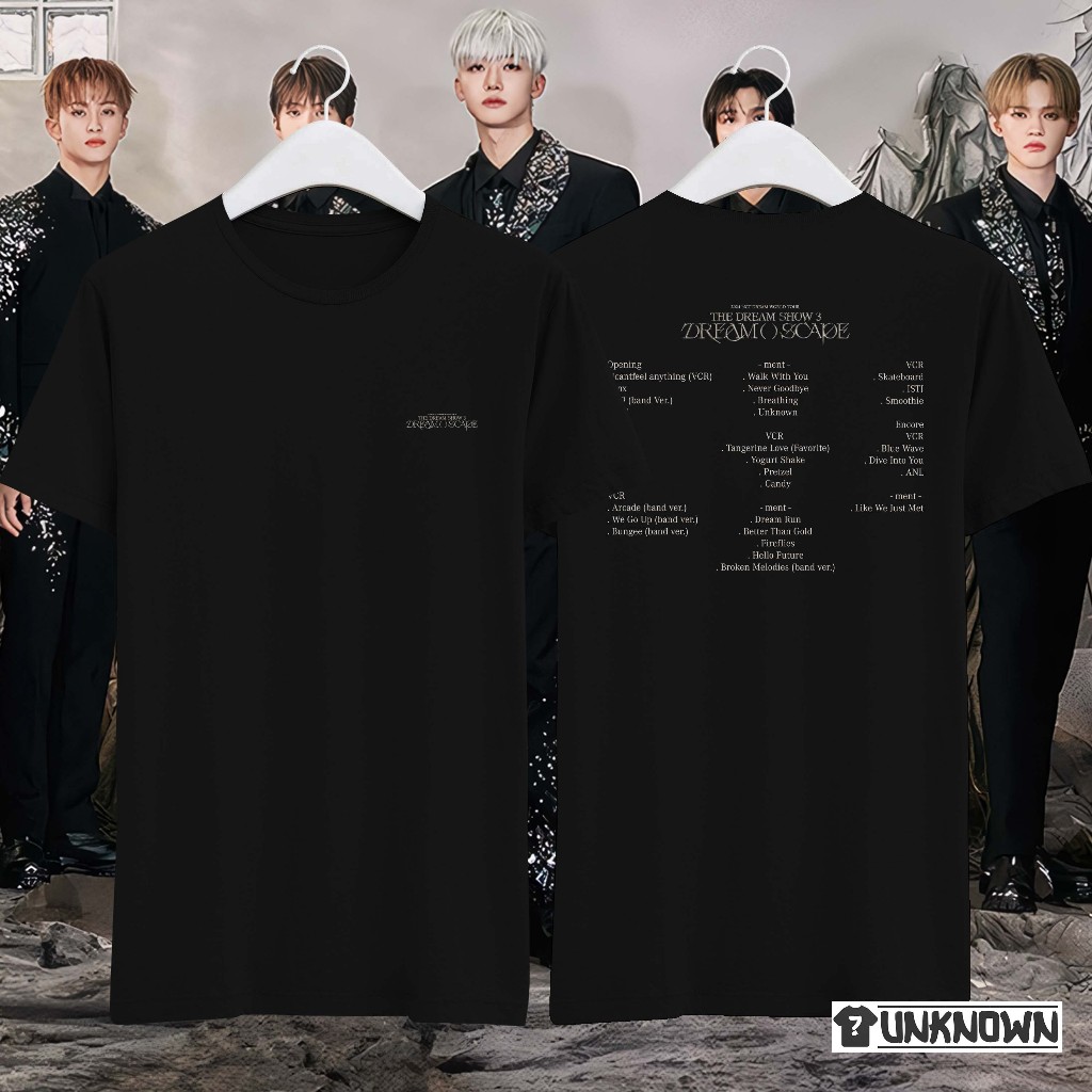 Jual UNKNOWN Kaos TShirt Shirt TDS 3 NCT Dream World Tour 2024 Setlist