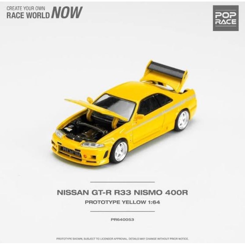 Jual Pop Race Nissan GTR Nismo R400 Yellow Segel (Sealed) | Shopee ...