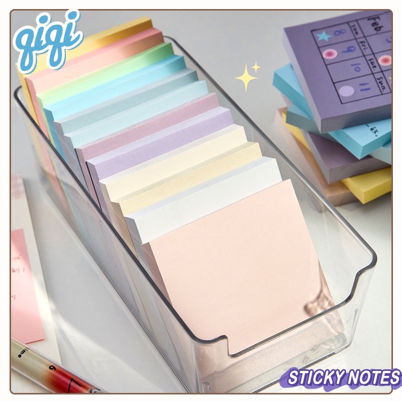 Jual sticky note 100 lembar catatan memo /cod sticky notes polos/sticky ...