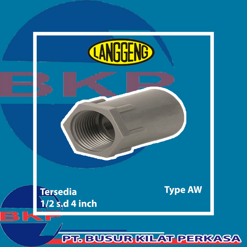 Jual Faucet Socket Pvc 1/2 inch Langgeng Class AW | Shopee Indonesia