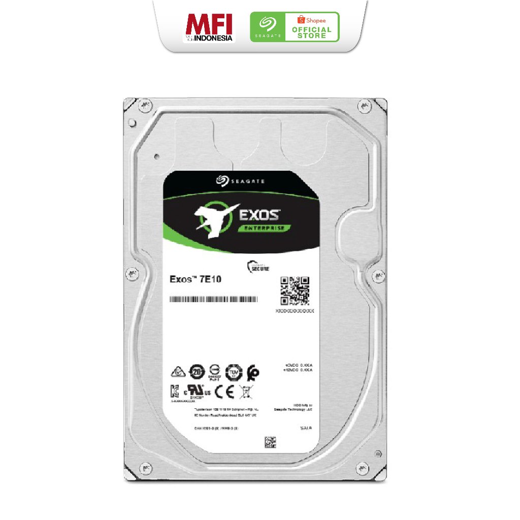 [SAS端子]Seagate EXOS 7E10　HDD 4TB 7200rpm HD Seagate Exos 7E10, 4TB, 7200RPM, 256MB, 3.5, Servidor, ST4000NM024B