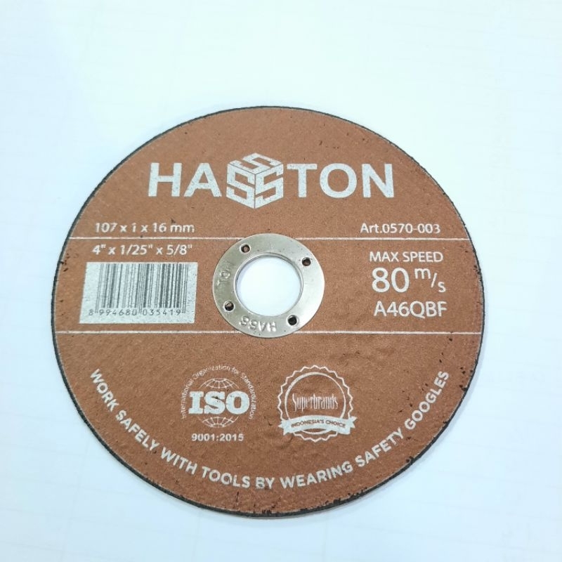 Jual Mata Potong Besi Gerinda Haston Prohex 16mm / Mata Gurinda 4 inch ...