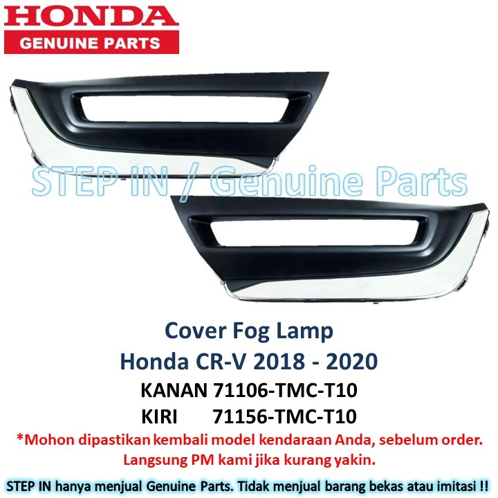 Jual Cover Fog Lamp Honda Cr V Crv Foglamp Garnish Tutup Original Genuine Chrome