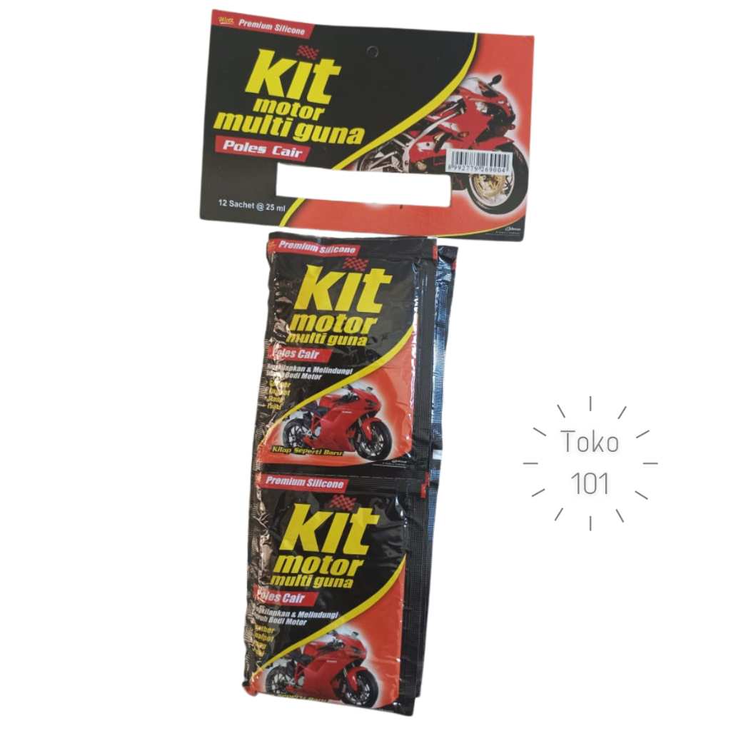 Jual KIT Multiguna sachet 25ml Pengkilap Body Motor | Shopee Indonesia
