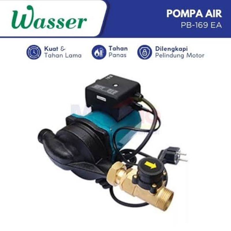 Jual Pompa Dorong Wasser | Booster Pump Wasser PB 169 EA Pompa Dorong 3 ...