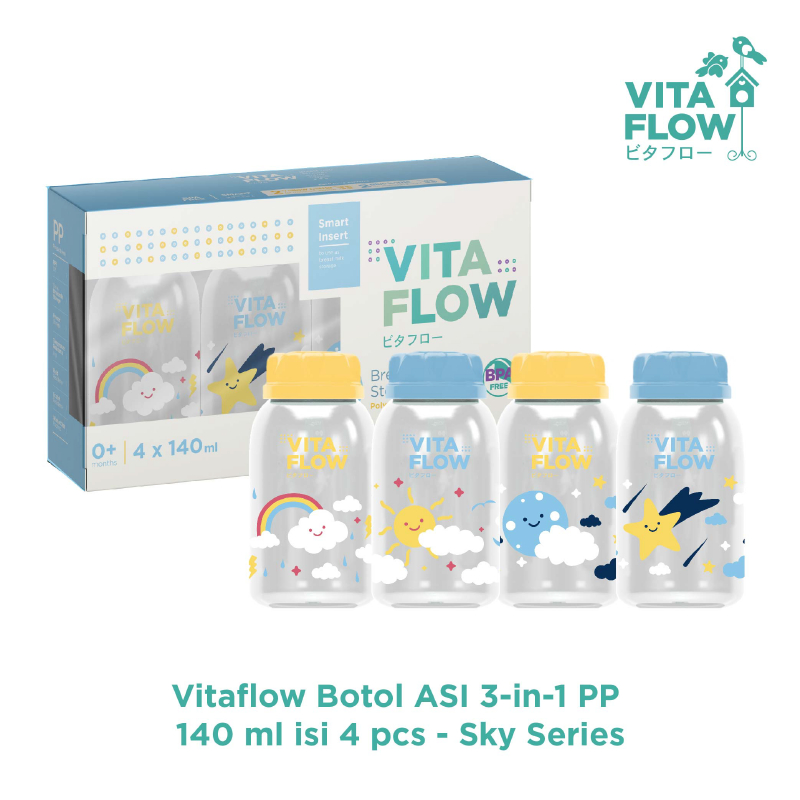 Jual VITAFLOW Botol ASI 3in1 Polypropylene (PP) | Shopee Indonesia