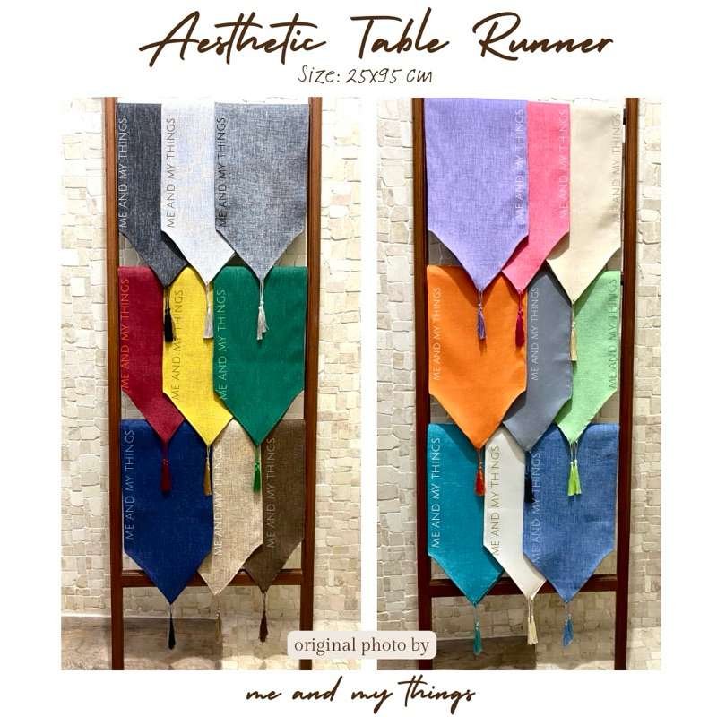 Jual Taplak Meja Tamu Polos Premium Estetik Minimalis Aesthetic Table