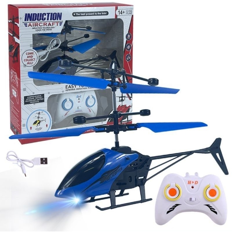 Jual Mainan RC Helicopter Infared Induction Remote Control | Shopee ...