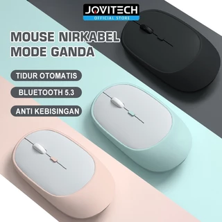 Jovitech Macaroon Wireless Silent Mouse Dual Mode USB Receiver Blueotooh 5.3 Rechargeable Notebook Tablet Laptop  - MW01