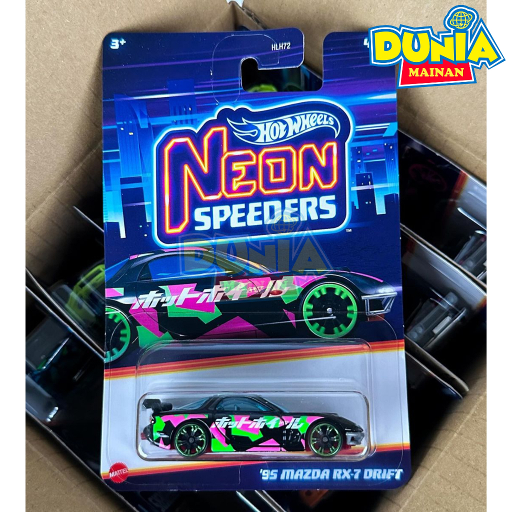 Hot Wheels 1:64 Toyota AE86 Corolla Neon Speeders 2025 - #4/8 - Neuf - Collection