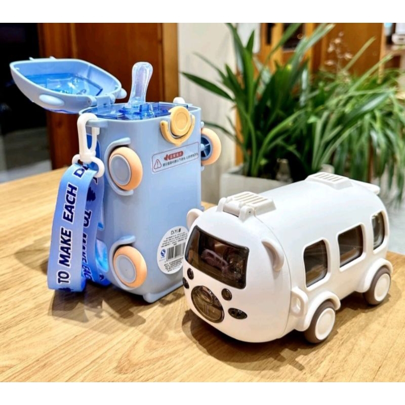 Jual BOTOL AIR MINUM BUS BOTOL MINUM ANAK SEDOTAN MOBIL 500ml | Shopee ...
