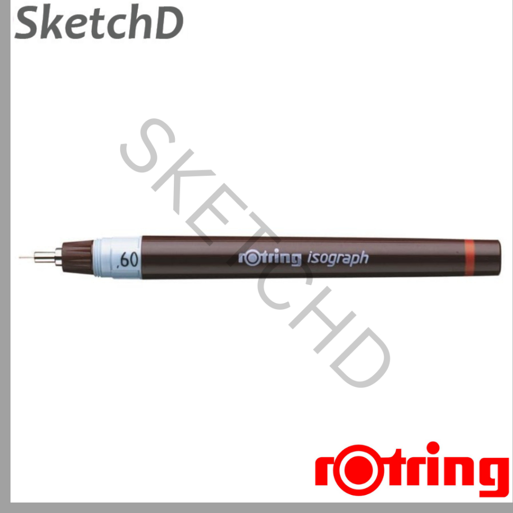 Jual Isograph 0.60 mm Rotring Drawing Pen Variant II Pena Gambar Rapido ...