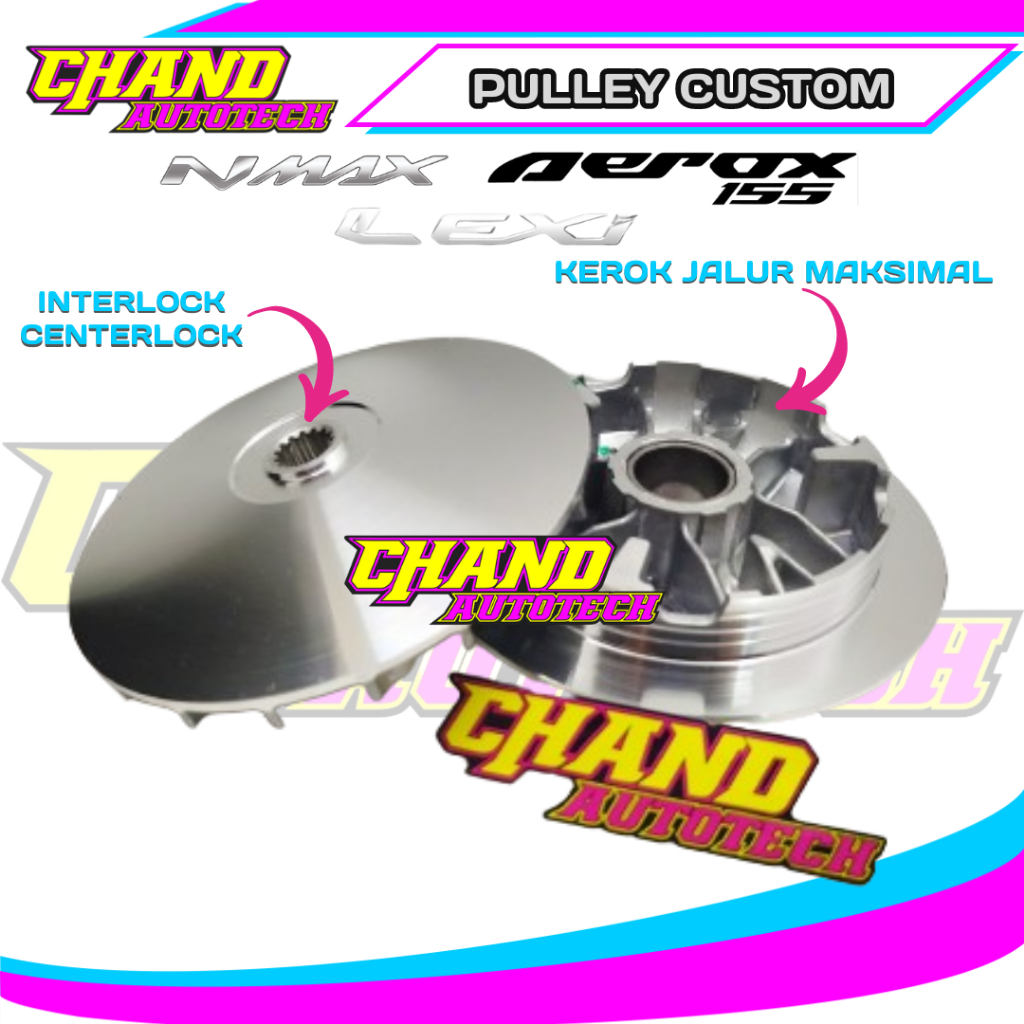 Jual Rumah Roller Pulley Aerox Nmax Lexi Interlock Pulley Custom Aerox Lexi Nmax Old