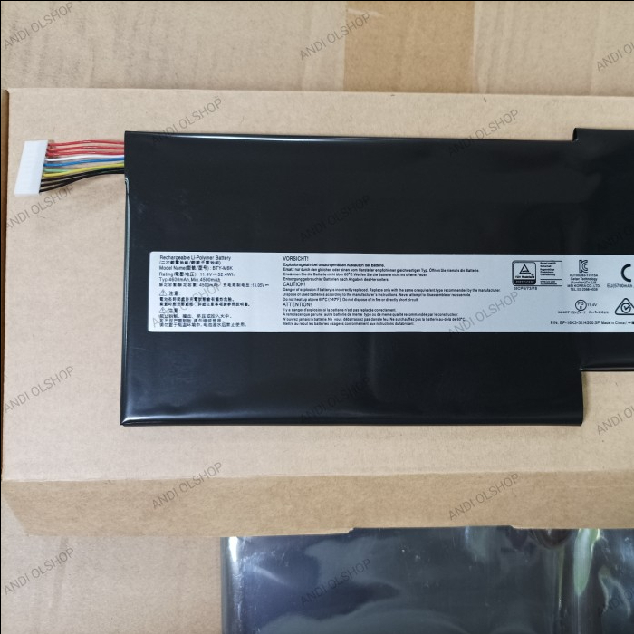 Buy ANTIEE BTY-M6K Laptop Battery Compatible with MSI GS63VR 7RG