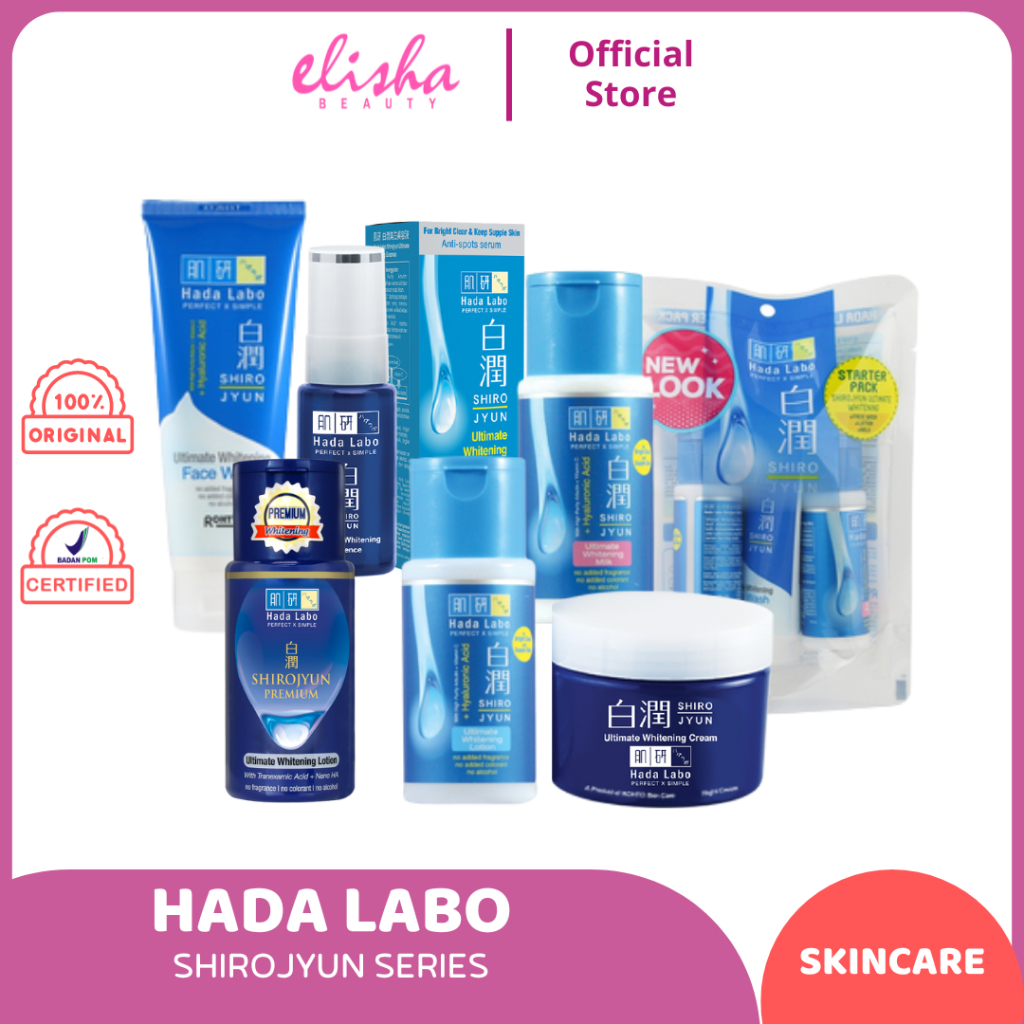Jual HADA LABO SHIROJYUN ULTIMATE WHITENING SERIES | Shopee Indonesia