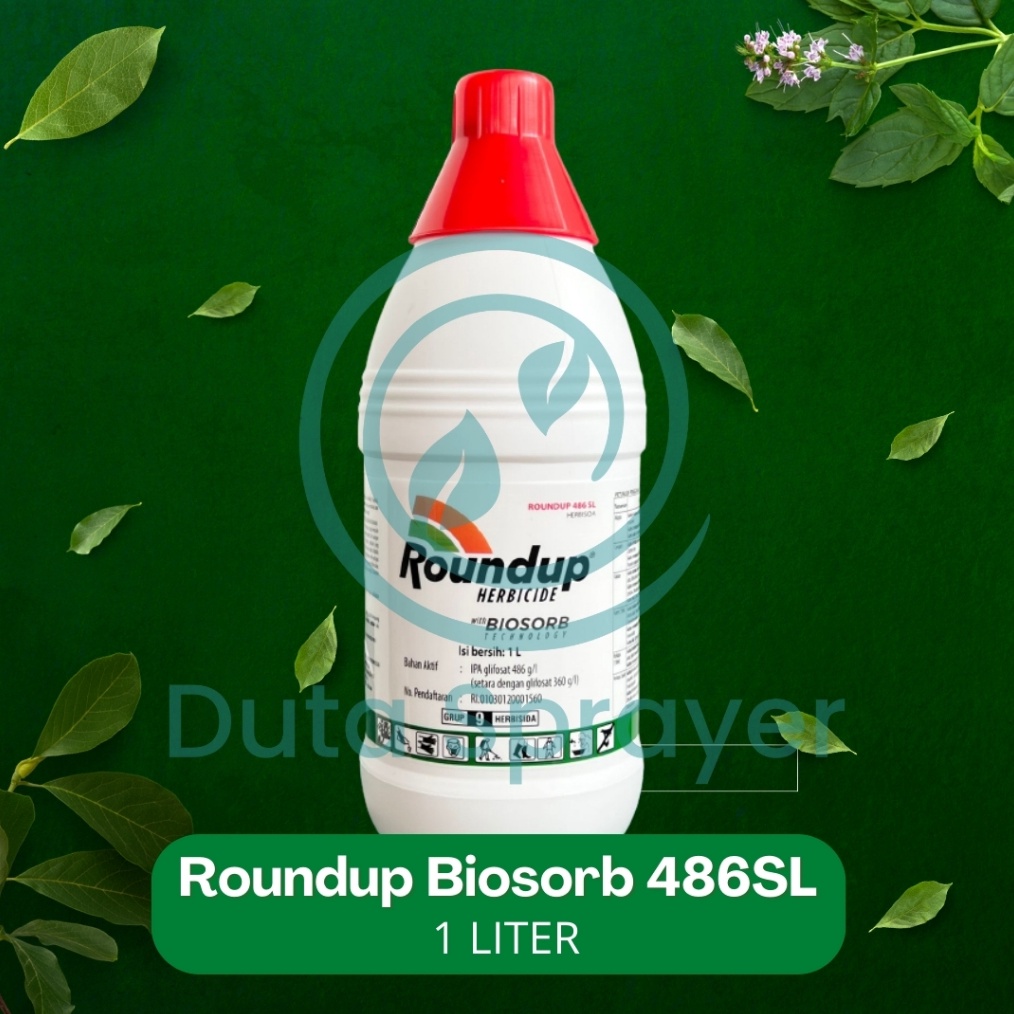 Jual KODE Y18S Roundup Biosorb 486 SL 1L Round Up Transorb 44 SL 1 ...