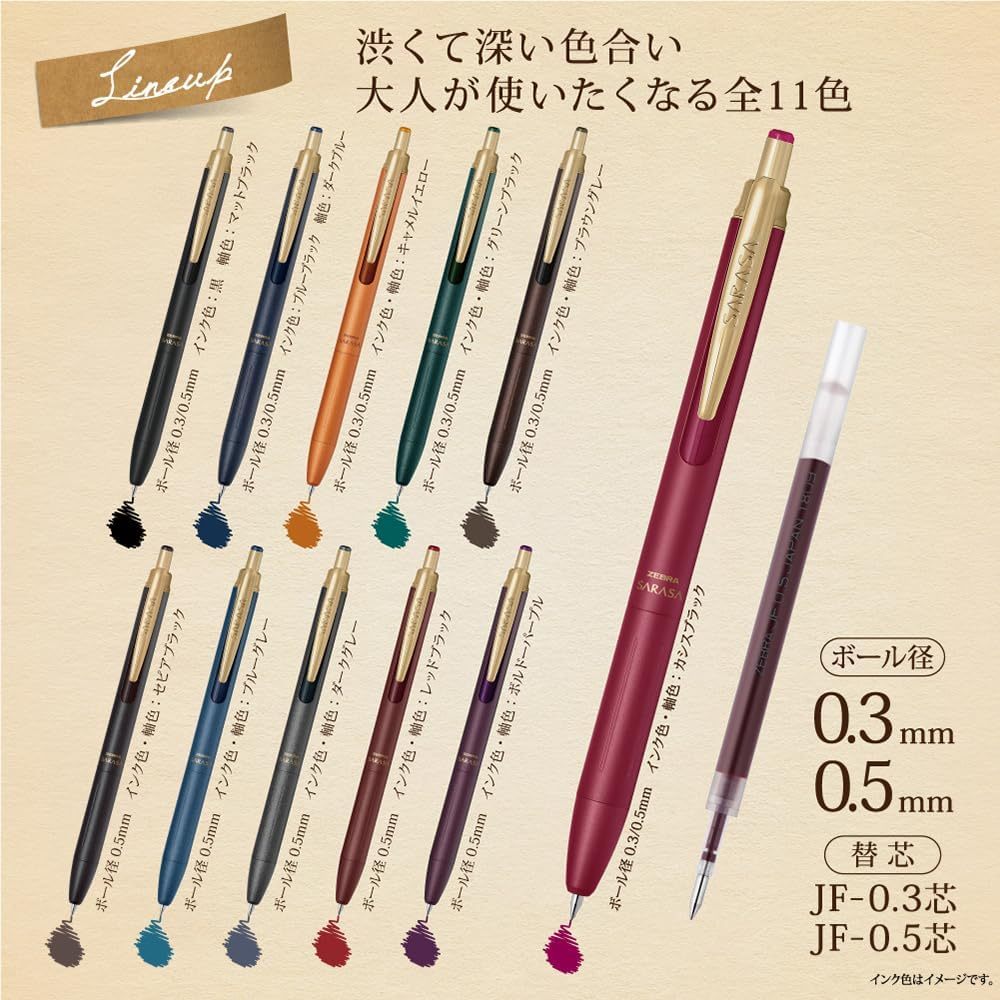 Jual Pulpen ZEBRA Sarasa Grand 2 Vintage Renewal Metal Gel Ballpoint Pen Grand Sarasa Jj57 I.330760104