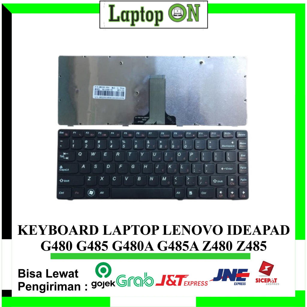 Jual Keyboard Laptop LENOVO G480 G485 G480A G485A Z480 Z485 | Shopee ...