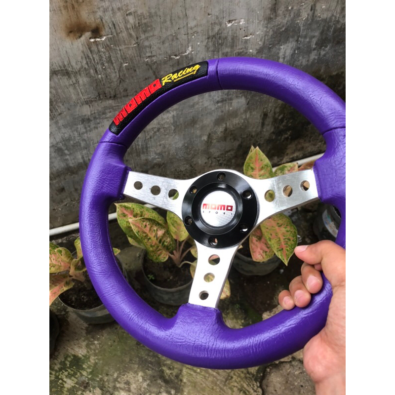 Jual setir mobil racing ring 3 DB full ungu | Shopee Indonesia
