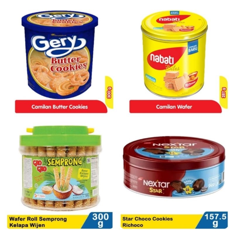 Jual Gery butter Cookies Kaleng Nabati Wafer Kaleng Nextar Kaleng Choco
