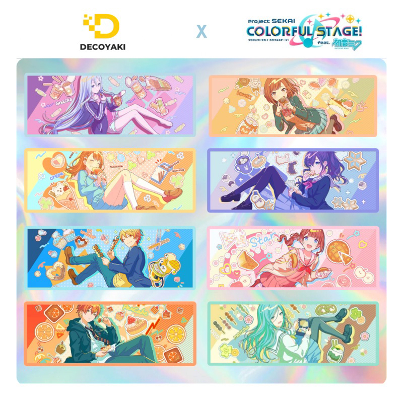 Jual Sticker Slap Hologram Project Sekai, Stiker Hologram Project Sekai ...