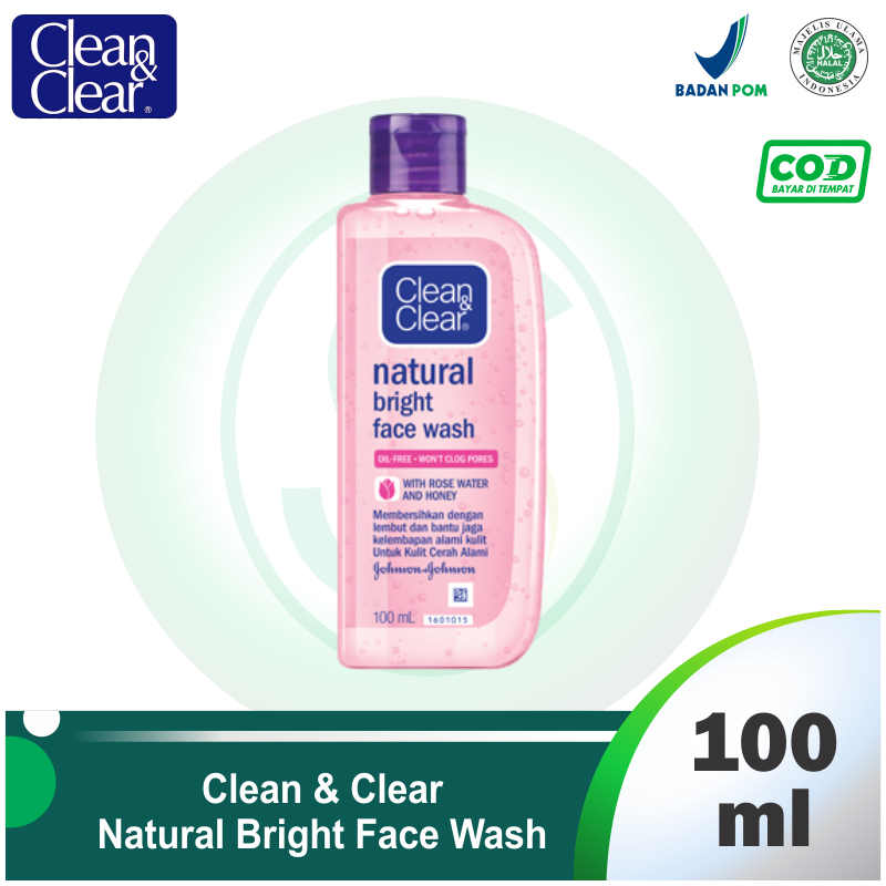 Jual Clean & Clear Natural Bright Face Wash 100m- | Shopee Indonesia