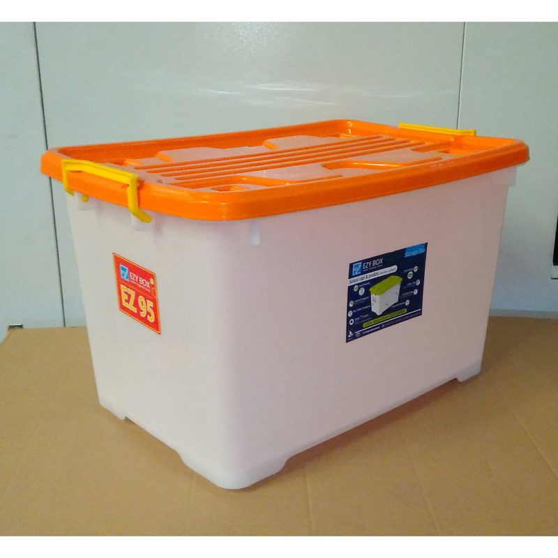 Jual Container Box Ezy 95 Liter Dengan Roda | Shopee Indonesia
