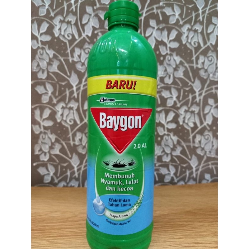 Jual Baygon Cairan Pembunuh Nyamuk Lalat Kecoa Kemasan Botol 800 ml ...