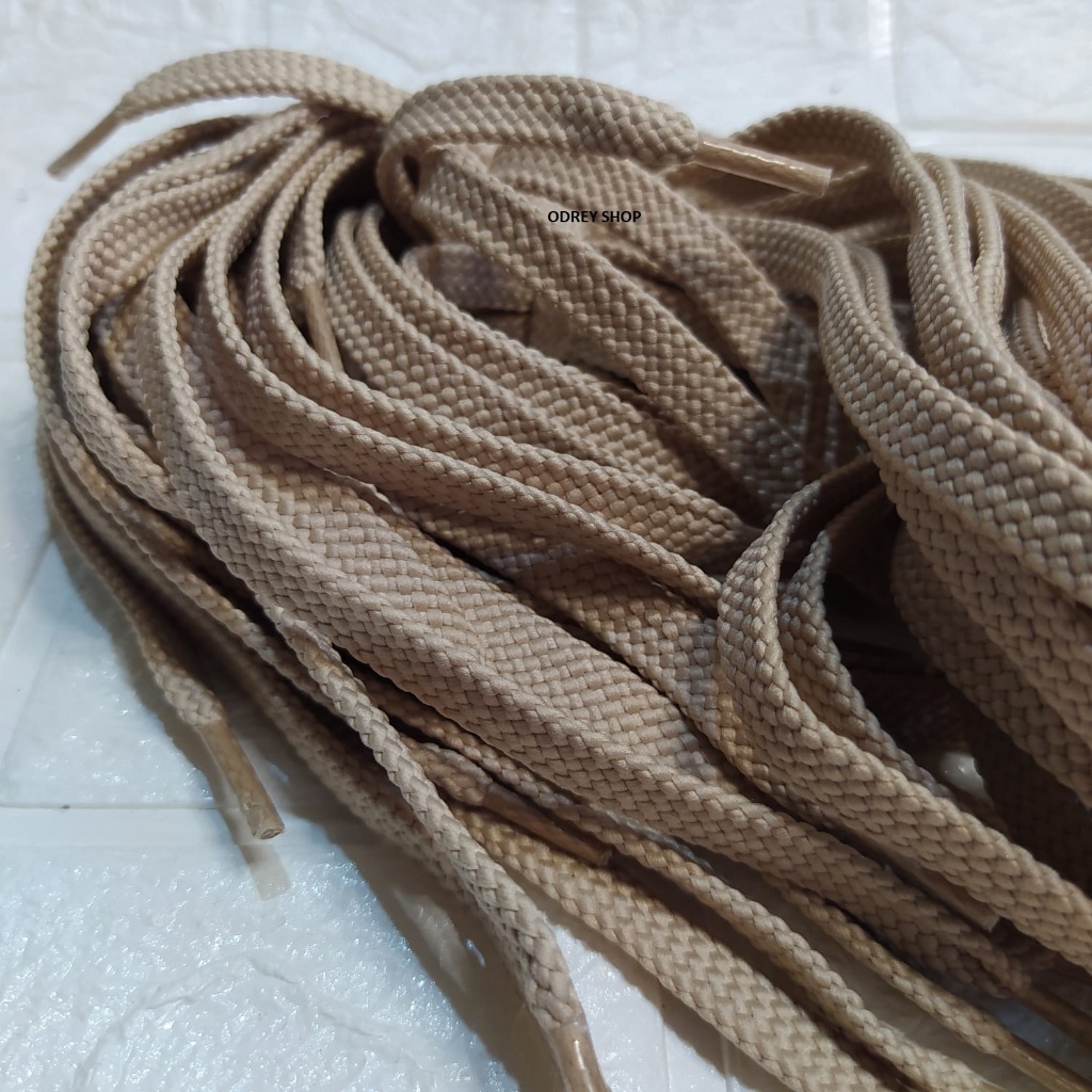 Jual COD Tali Sepatu Gepeng Rata Pipih Shoelace Flat Polyester Premium ...