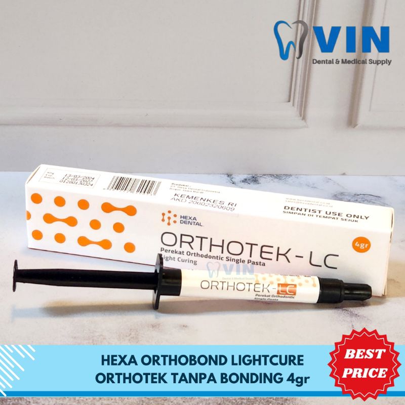 Jual Hexa Orthobond Orthotek Lightcure / Lem Behel Dental Ortho 4gr ...