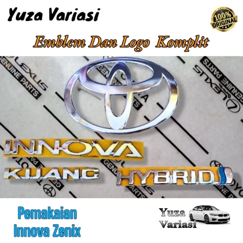 Jual Emblem Innova Zenix Original Toyota / Emblem Logo Tulisan Innova ...