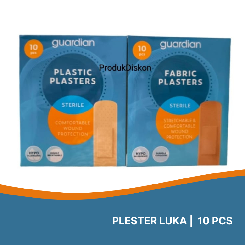 Jual GUARDIAN Plastic Assorted / Fabric Plasters 10 pcs | Shopee Indonesia