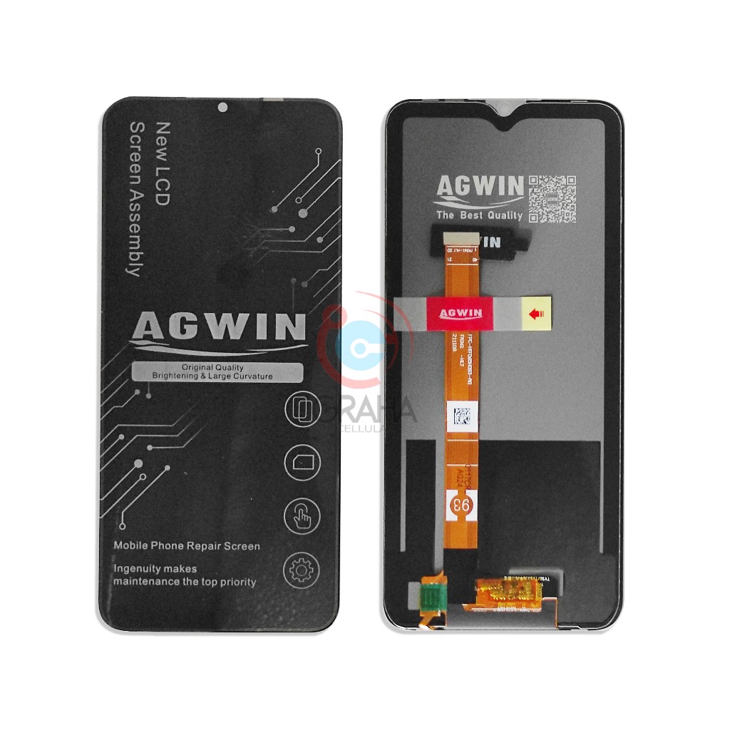 Écran LCD + Tactile Pour Oppo A15 / A15s / Realme C11 - Pièce Détachée Noire, Occasion