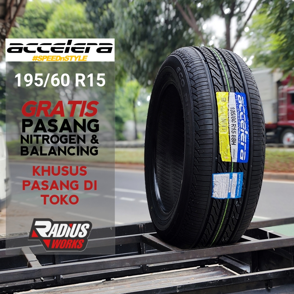 Jual Ban mobil ukuran 195 60 R15 accelera eco plush lokal berkualitas ...