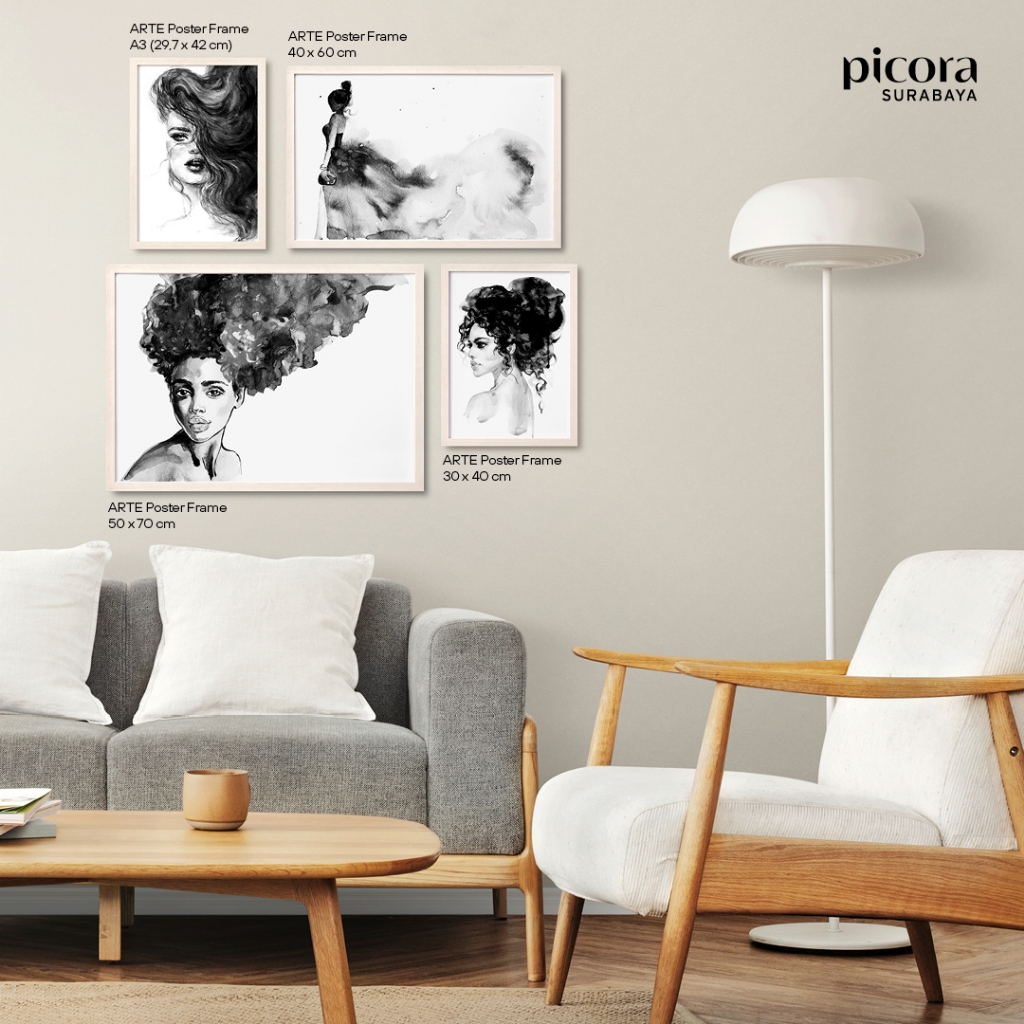 Jual [PICORA SURABAYA] ARTE Poster Frame 30x40cm Bingkai Pigura Foto ...