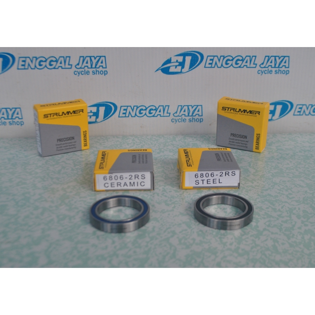 Jual Bearing Sepeda Strummer Ceramic dan Steel 6806 2RS Taiwan Ukuran ...
