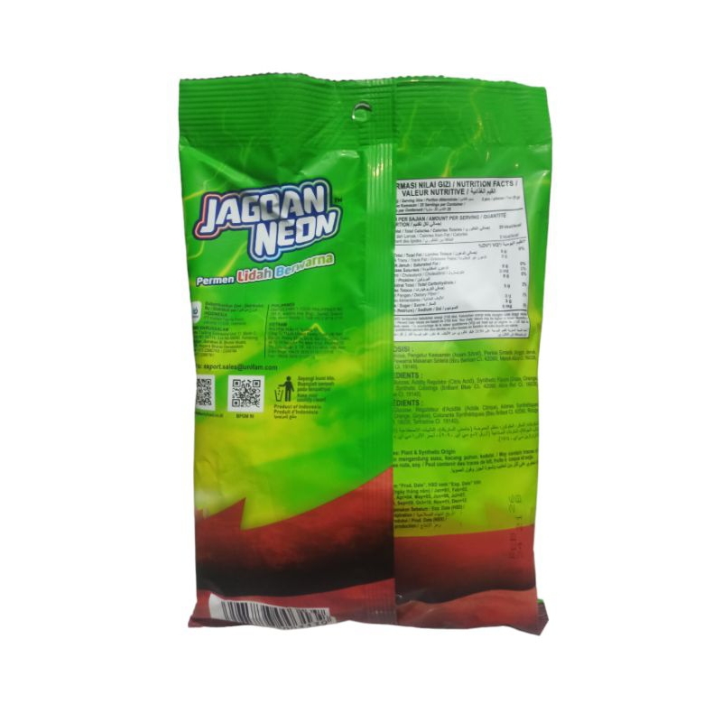 Jual Permen Jagoan Neon Lidah Bewarna 125gr | Shopee Indonesia